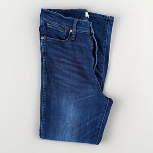 Madewell Jeans Womens Size 30 10” High Rise Skinny Blue Denim Jeans Dark Wash